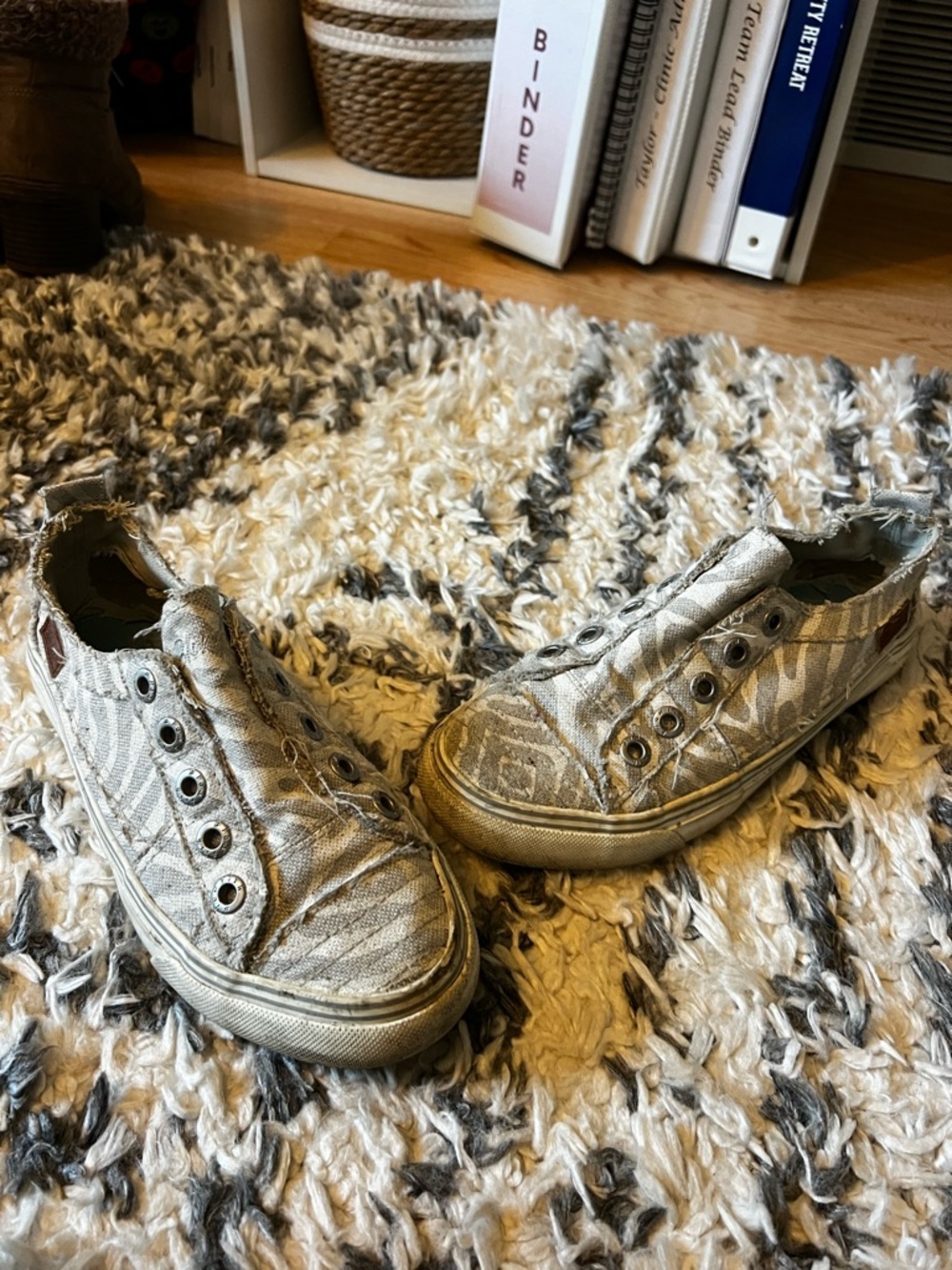 Blowfish Zebra-Print Slip-On Sneakers